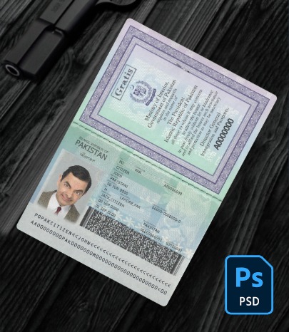 Pakistan new passport 2020-present PSD